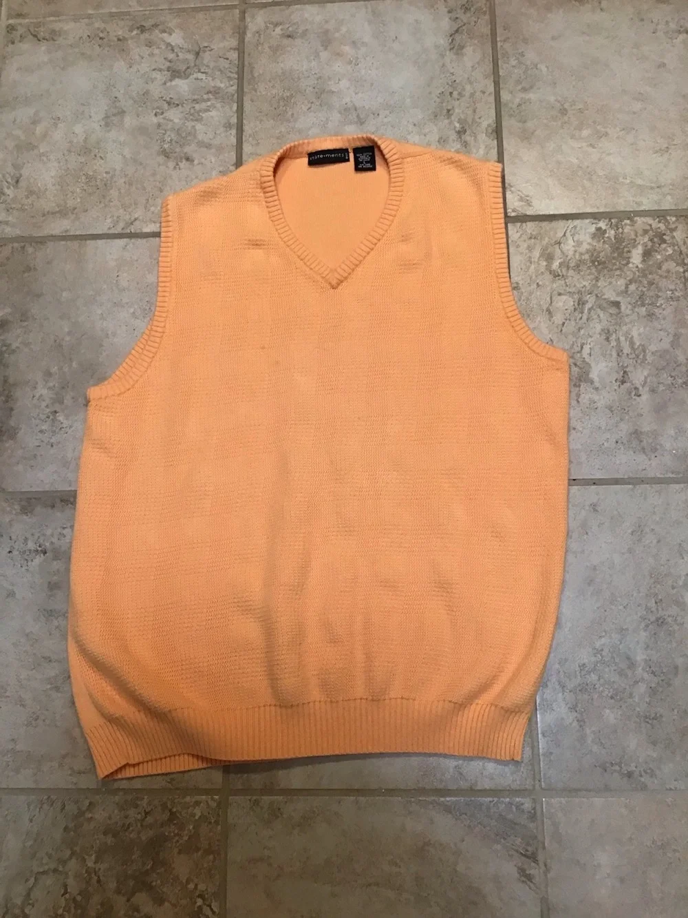 V Neck Sweater Vest, Large